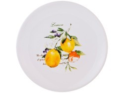Тарелка десертная "итальянские лимоны" 20,3*20,3*2 см Lefard (230-188)