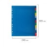 Разделитель пластиковый широкий Brauberg А4+ 31 лист цифровой 1-31 цветной 225624 (2) (89528)