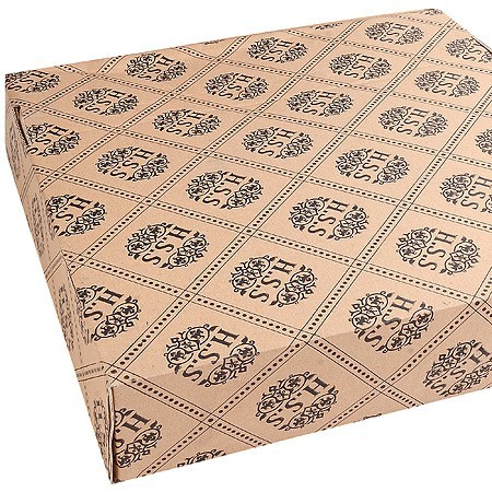 Фруктовница 29,5 см, стекло голубая (474-1)