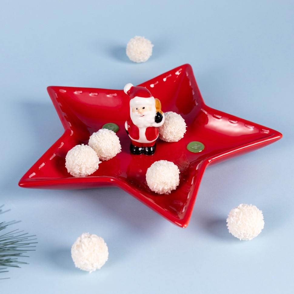 Блюдо сервировночное коллекция "christmas gift" 25,5*24*7,5 см Lefard (230-538)