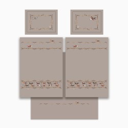 Кпб семейный "passage" капучино, сатин, хлопок 100%, подод.150х210-2шт, пр.240х240-1шт, нав.50х70-2ш Lefard (989-002-07)