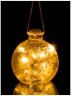 Декоративное изделие "шар зимний узор" с подсветкой диаметр=10 см Lefard (862-255)
