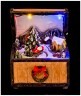Фигурка "рождественский сундук с подарками" с музыкой и подсветкой 11*10*13,2 см Lefard (868-104)
