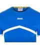 Футболка тренировочная JCT-1040-071, хлопок, синий/белый (434670)