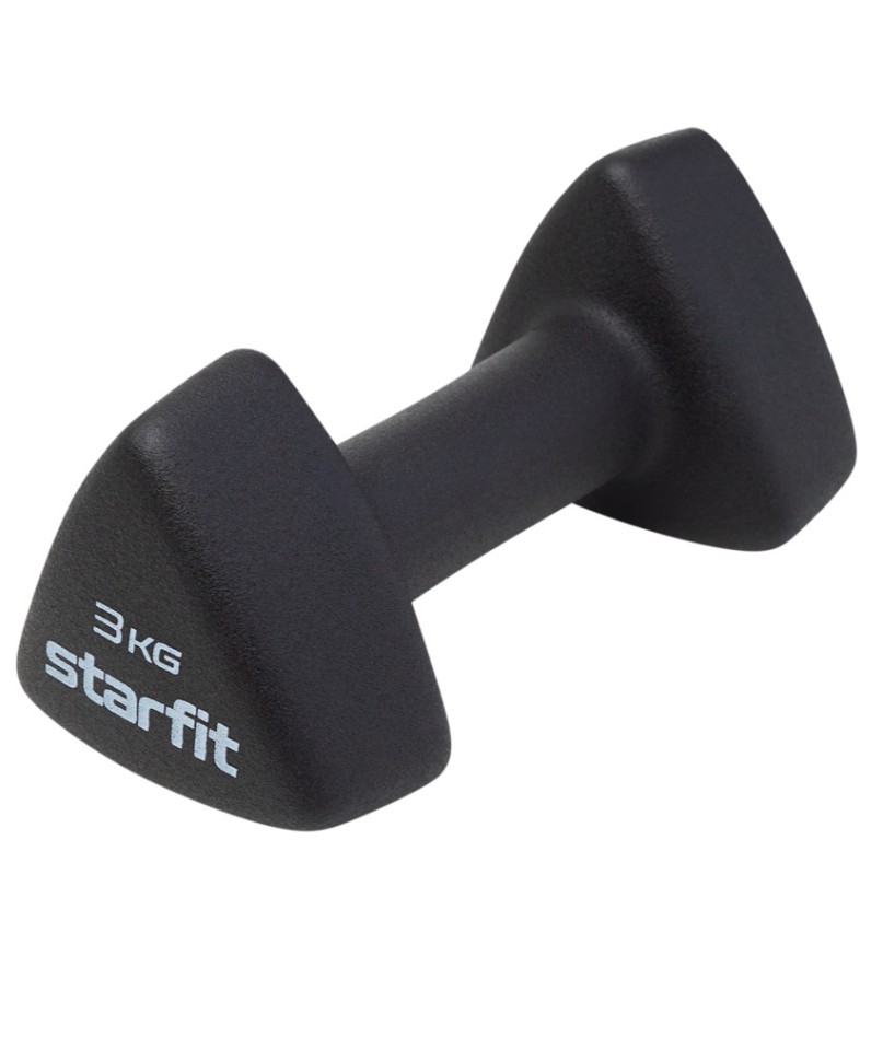 Гантель неопреновая STARFIT DB-205 3 кг, черный (1740213)