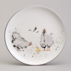 Тарелка закусочная lefard "funny hens" 21*2,5 см Lefard (358-2298)