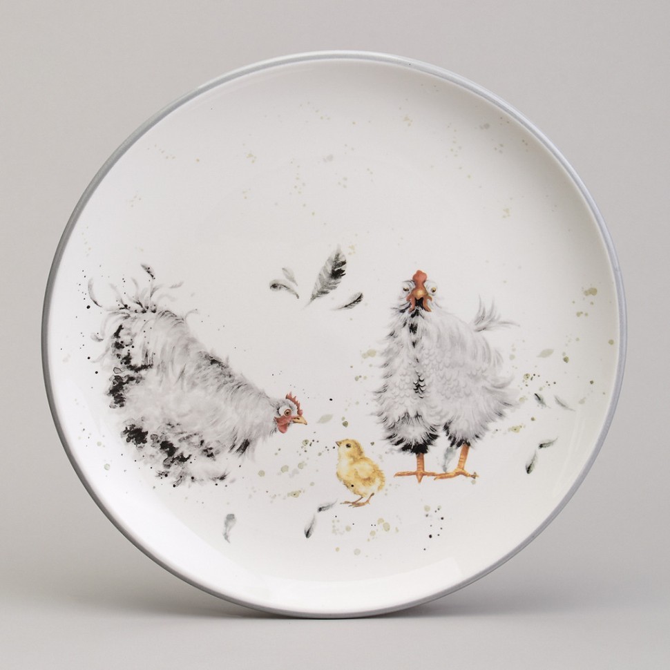 Тарелка закусочная lefard "funny hens" 21*2,5 см Lefard (358-2298)