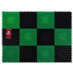 Грязезащитный коврик Vortex Травка 42х56 см черно-зеленый 23001 (63020)