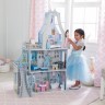 Деревянный кукольный домик "Волшебные мечты", с мебелью 16 предметов в наборе, свет, звук, для кукол 30 см (65981_KE)