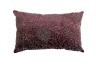 Подушка с вышивкой "Огни" бордовая 30*50см (TT-00011419)