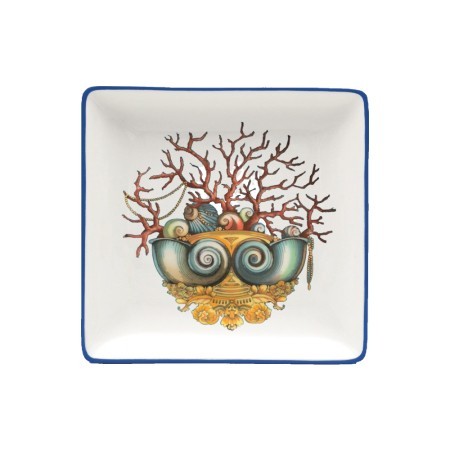 Блюдо квадратное 22х22см Страна чудес доломит LR (30819)