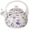 Чайник agness эмалированный со свистком серия "flower story", 2,2 л Agness (943-094)