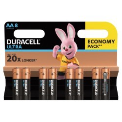 Батарейки алкалиновые Duracell Ultra Power LR06 (AA) 8 шт (454227) (65479)