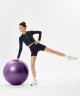 Фитбол Starfit GB-108 антивзрыв, 1000 гр, фиолетовый, 65 см (1747185)