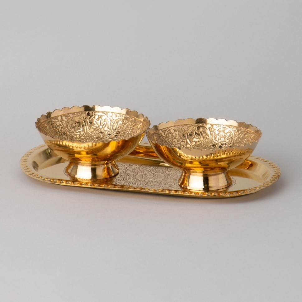 Набор для сервировки на подносе 8.5x3.5 см Lefard (733-153)