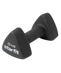 Гантель неопреновая STARFIT DB-205 5 кг, черный (1740216)