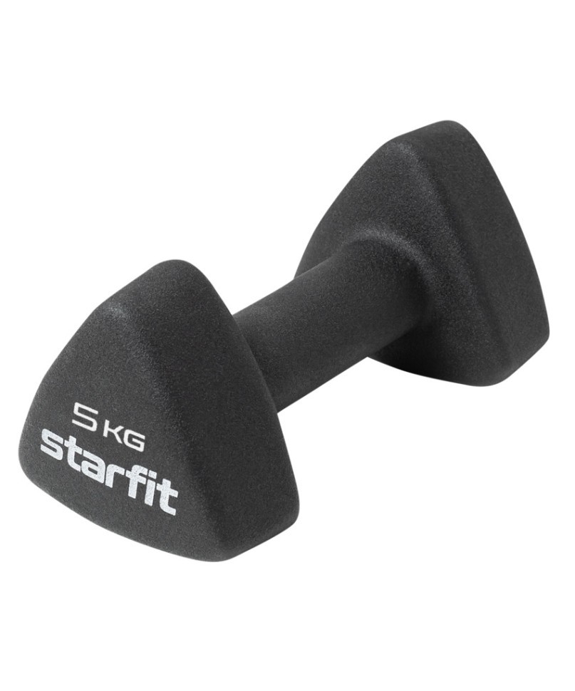 Гантель неопреновая STARFIT DB-205 5 кг, черный (1740216)