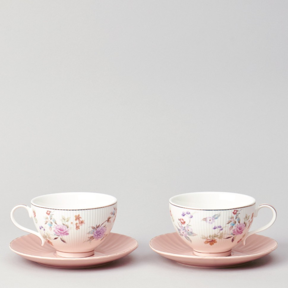 Чайный набор lefard "времена года" на 2 пер. 4 пр. 250 мл розовый Lefard (42-572)