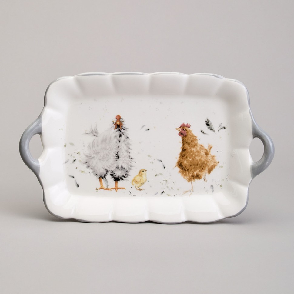 Блюдо lefard "funny hens" 23,5*14*2,5 см Lefard (358-2291)