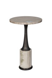 Стол журнальный "Травертин (Travertino)" d40*h63,5см (TT-00014010)