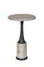 Стол журнальный "Травертин (Travertino)" d40*h63,5см (TT-00014010)
