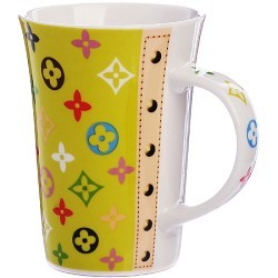 Кружка 450мл Модный Узор Green LR (9-4334-2)