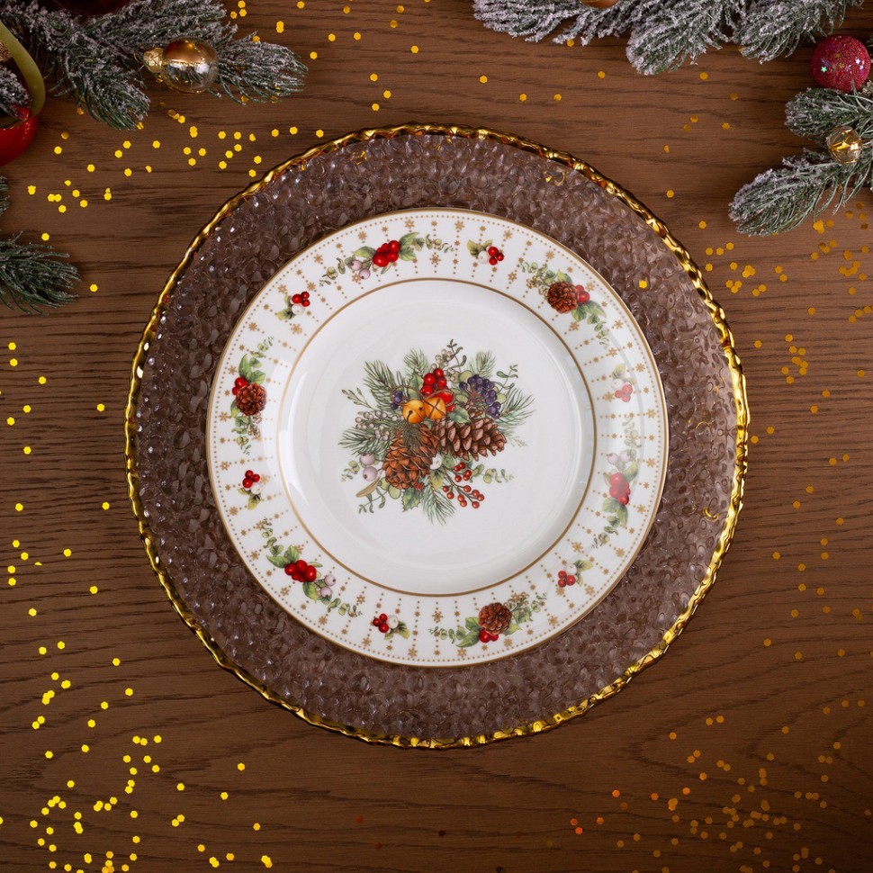 Тарелка закусочная lefard "celebration" 20,5 см Lefard (85-1929-1)