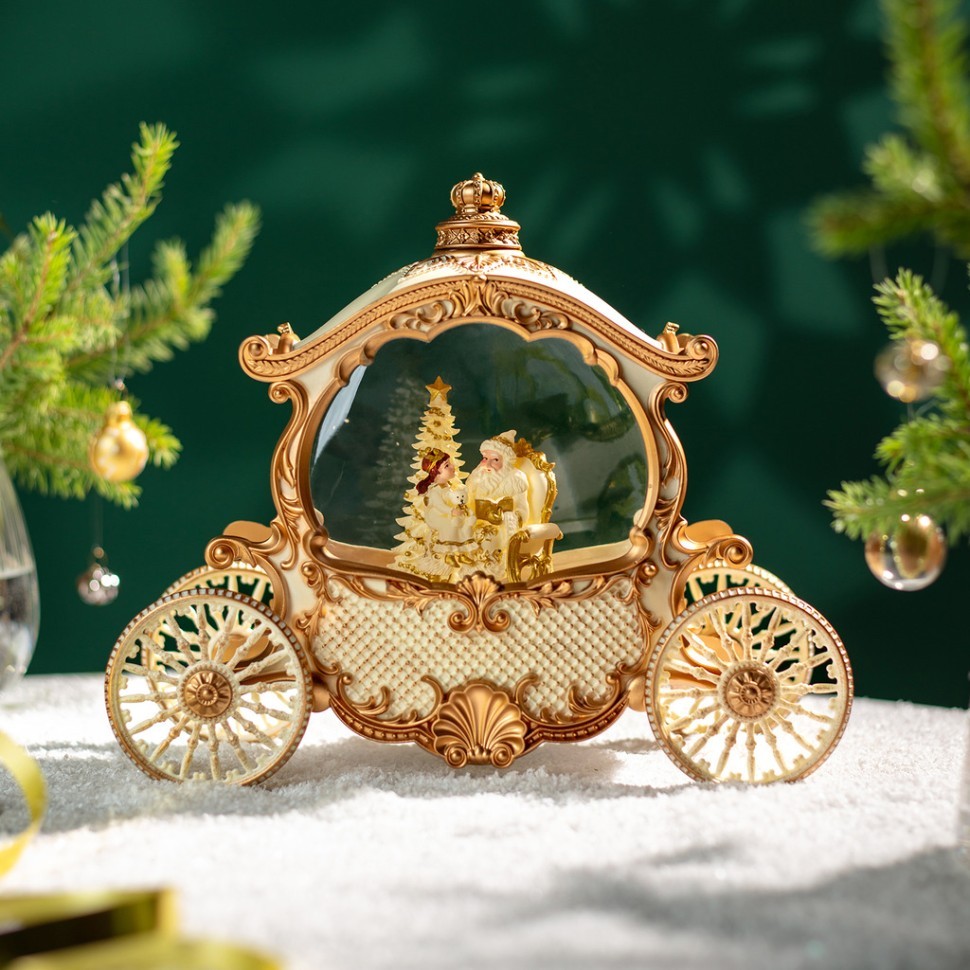 Музыкальная статуэтка "каретка" с led-подсветкой 26х11,5х21,5 см Lefard (146-2226)