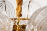 Люстра латунь, стекло D.58*H.57см (TT-00005225)