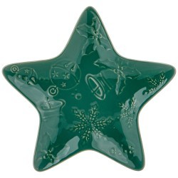 Тарелка-звезда lefard "celebration" 18 см зеленая Lefard (189-319)