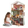 Деревянный кукольный домик "Дотти", с мебелью 17 предметов в наборе, свет, звук, для кукол 30 см (65965_KE)
