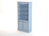 Голубой шкаф Leontina для посуды ST9330B-ET