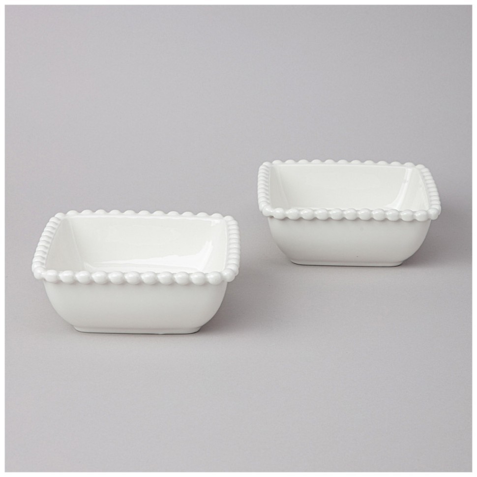 Набор салатников квадратных lefard "pearl" 2 шт. 14*5,5 см 400 мл Lefard (761-103)