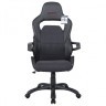 Кресло компьютерное Brabix Nitro GM-001 ткань/экокожа черное 531817 (1) (84656)