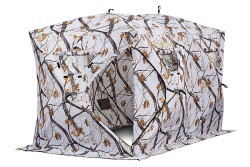 Зимняя палатка куб Higashi Double Winter Camo Comfort Pro трехслойная (80271)