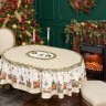 Скатерть  овальная  "щелкунчик" ,140х180см ,бежевый, 100% хлопок ,твил Lefard (850-757-4)