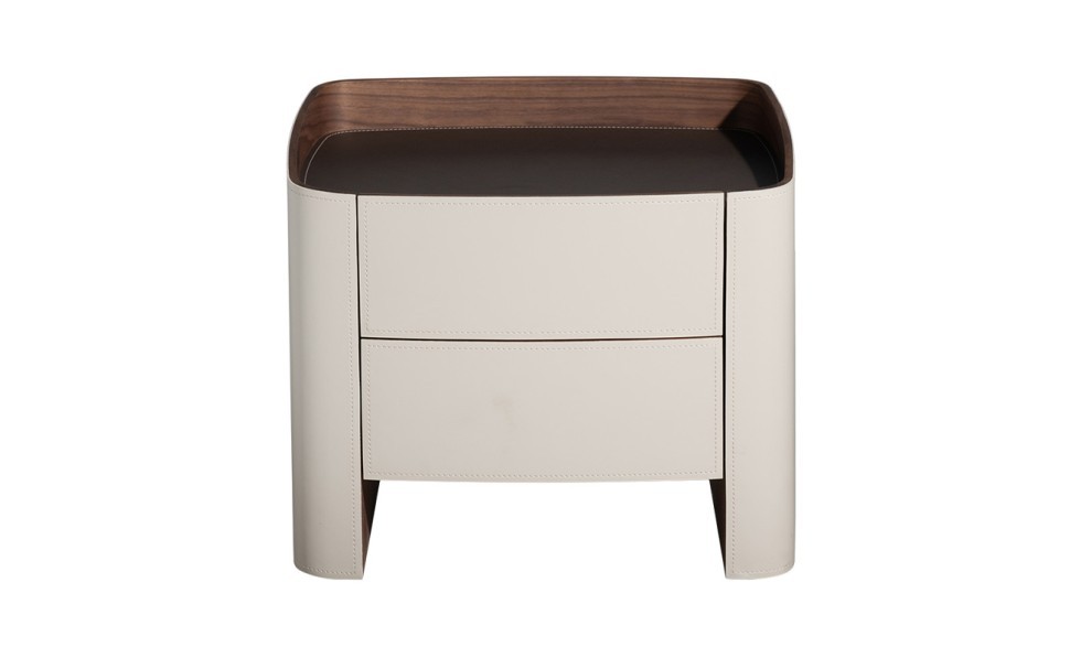 Тумбочка с 2 ящиками светлая 56*46*49см (TT-00015651)