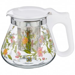 Заварочный чайник agness с фильтром "flowers" 700 мл. Agness (885-069)