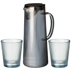 Набор для сока/воды 3 пр: кувшин 1,25 мл + 2 стакана 300 мл Lefard (172-134-1)