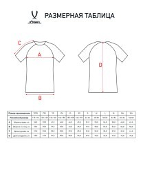Футболка игровая JOGEL CAMP Reglan Jersey, красный, детский (2134102)