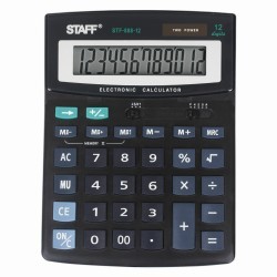 Калькулятор настольный Staff STF-888-12 12 разрядов 250149 (64896)