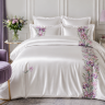 Кпб семейный "irises" белый, сатин, хлопок 100%, подод.150х210-2шт, пр.240х240-1шт, нав.50х70-2шт Lefard (989-002-15)