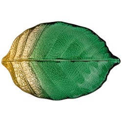 Блюдо "leaf" emerald 21см АКСАМ (339-348)