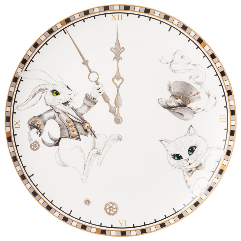 Тарелка обеденная lefard "wonderland" 25,5 см, разноцветный (590-444-11) 