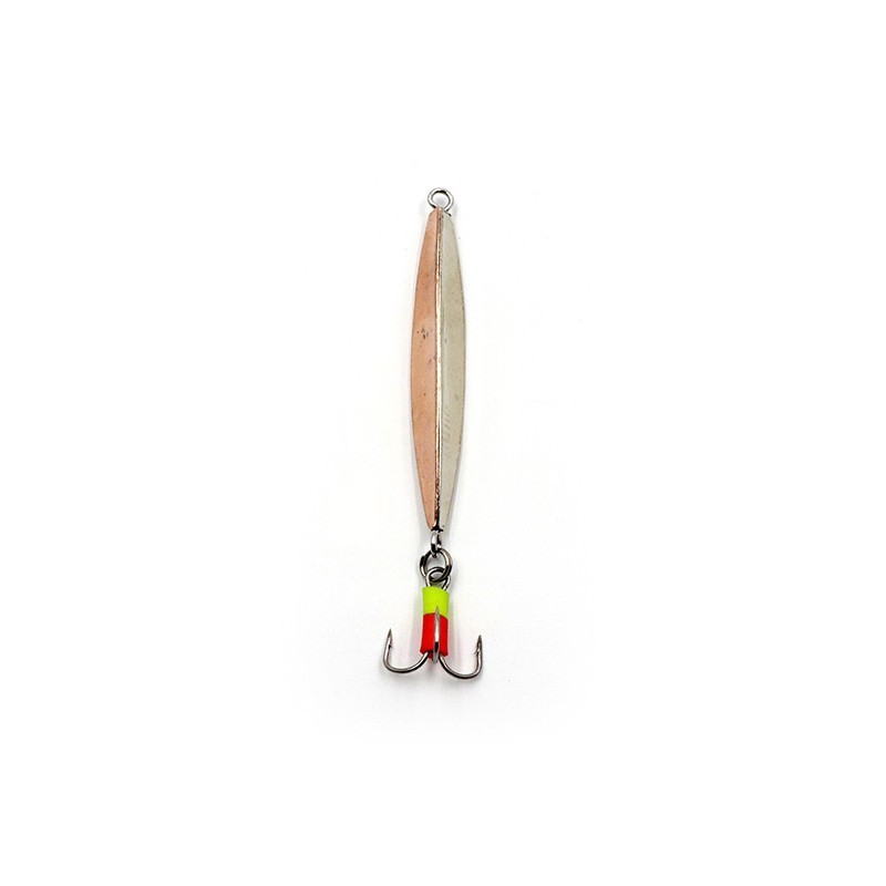Блесна зимняя ЯМАН Трехгранка с тройником, 40 мм, 4,5 г, цвет никель/латунь/медь Я-БВ57 (82554)