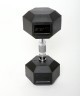 Гантель гексагональная DB-301 16 кг, обрезиненная, черный (1484600)