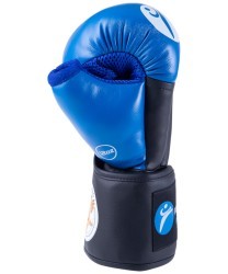 Перчатки для рукопашного боя PRO, к/з, синий (779890)
