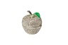 Шкатулка "Яблоко" серебряная 4,5х4,5х5,5 см - TT-00000690