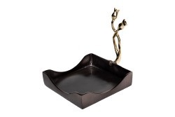 Держатель для салфеток "Бутоны" металл 19,7*18*5,3 см (TT-00006709)