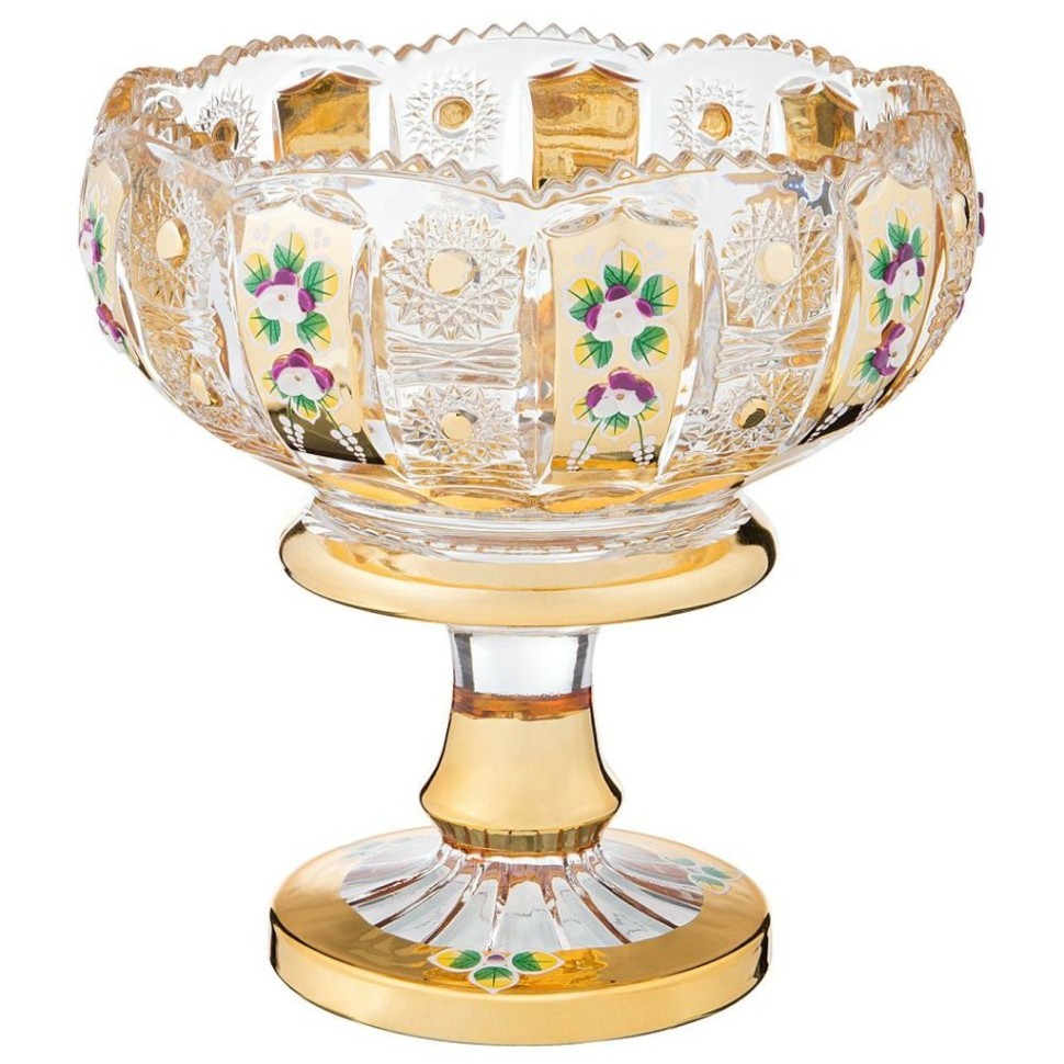 Конфетница "голден" диаметр=18,5 см. высота=20 см. Lefard (195-145)